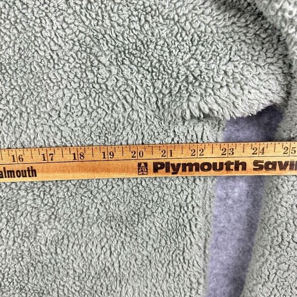 PINK Victorias Secret Hoodie Womens Med Sherpa Fleece Pullover Kangaroo Pocket - Picture 6 of 13